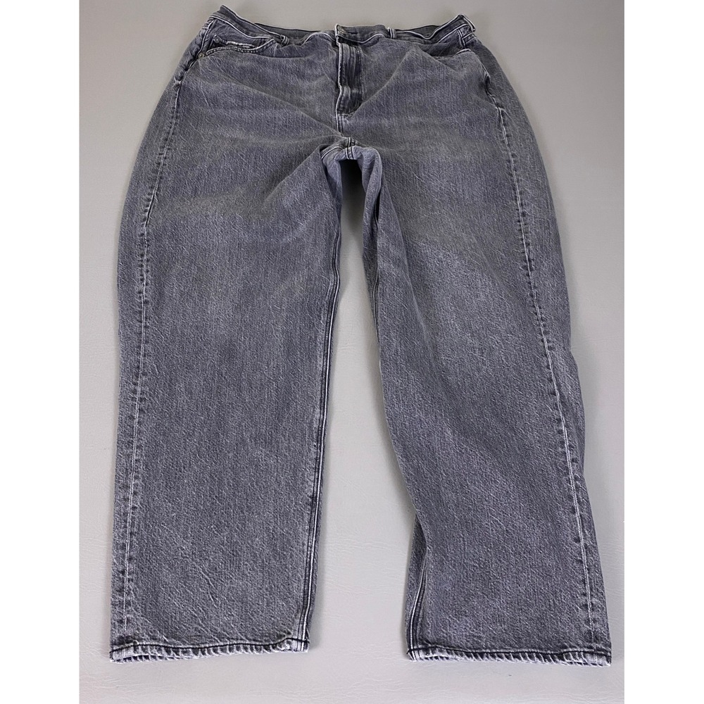 American Eagle Jeans Women's Size 20 Regular Gray High Rise Dark Wash Denim